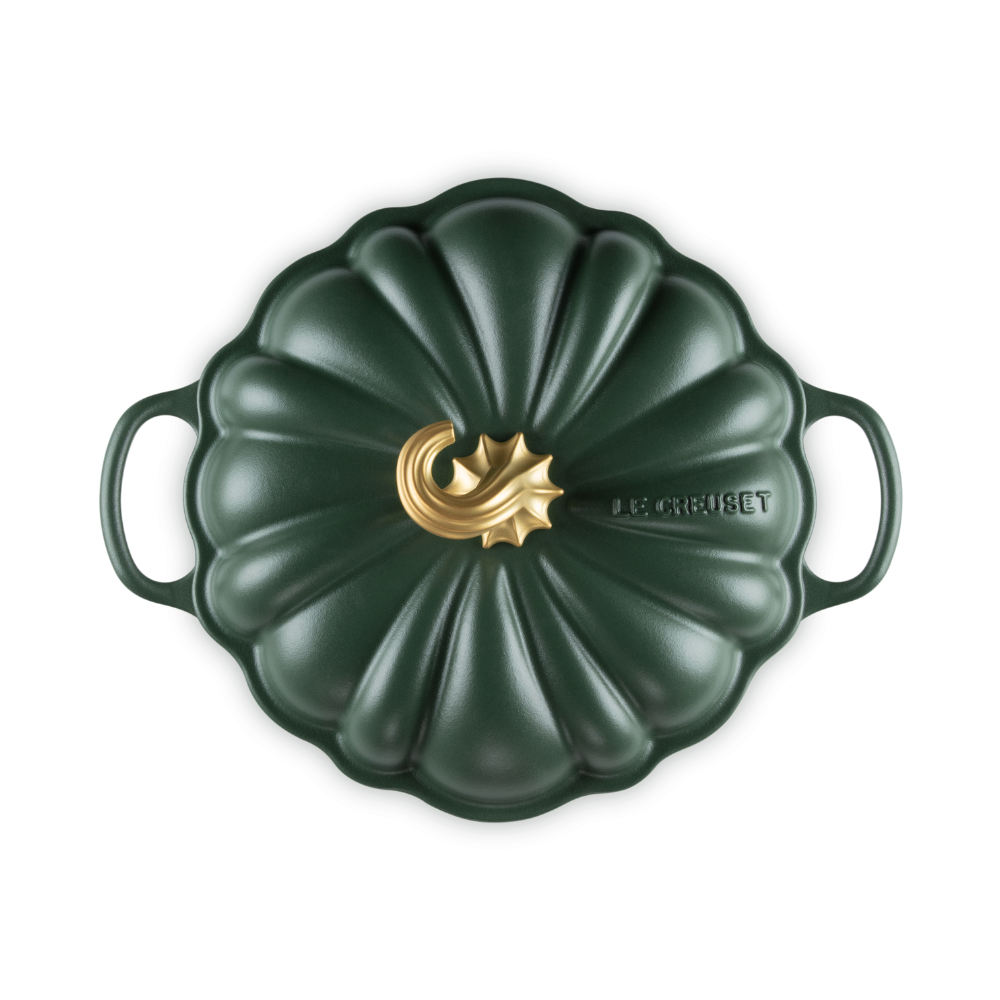 Le Creuset Cast Iron Casserole Pumpkin Forêt 24cm (4)