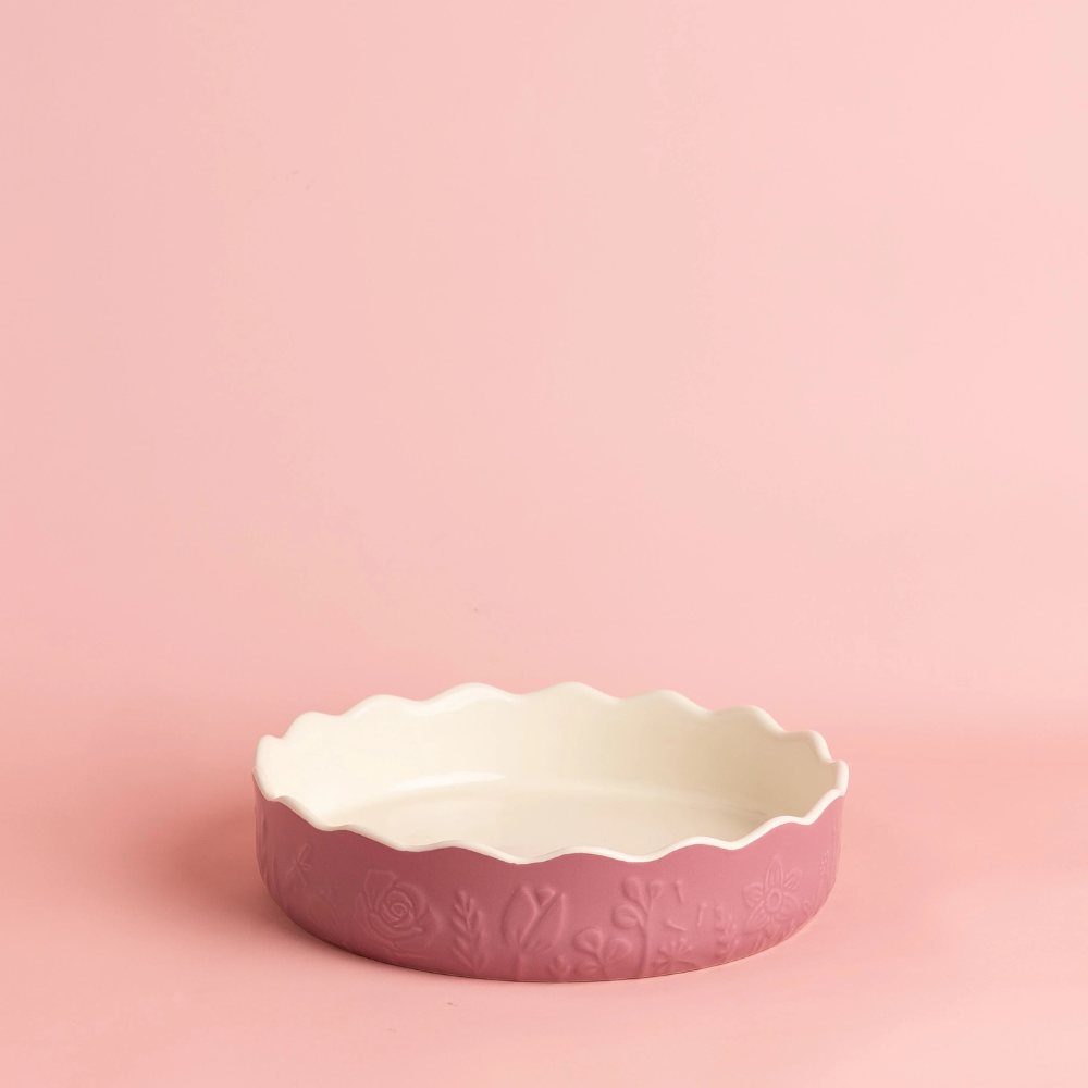 Mason Cash In the Meadow Pie Dish Pink 23cm (2)