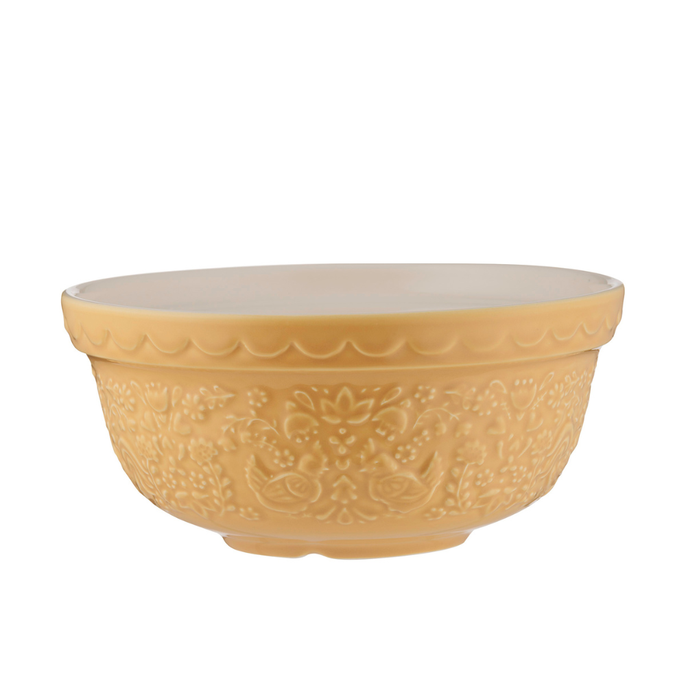 Mason Cash Mixing Bowl Home to Roost 21cm Yellow (1)
