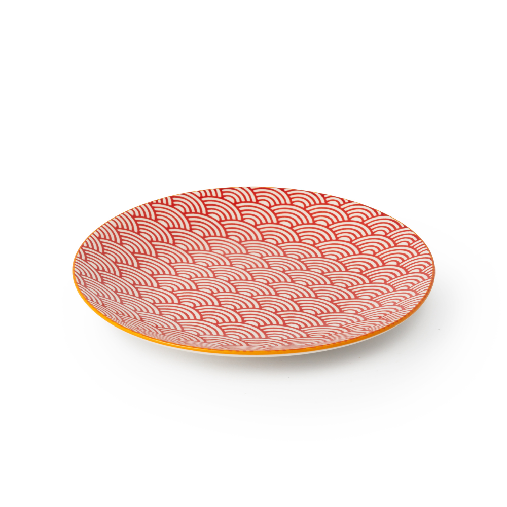 Mikasa Side Plate Red Arc 18cm (1)