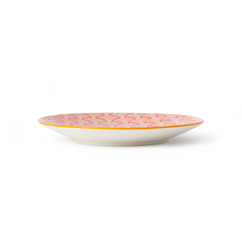 Mikasa Side Plate Red Arc 18cm (2)