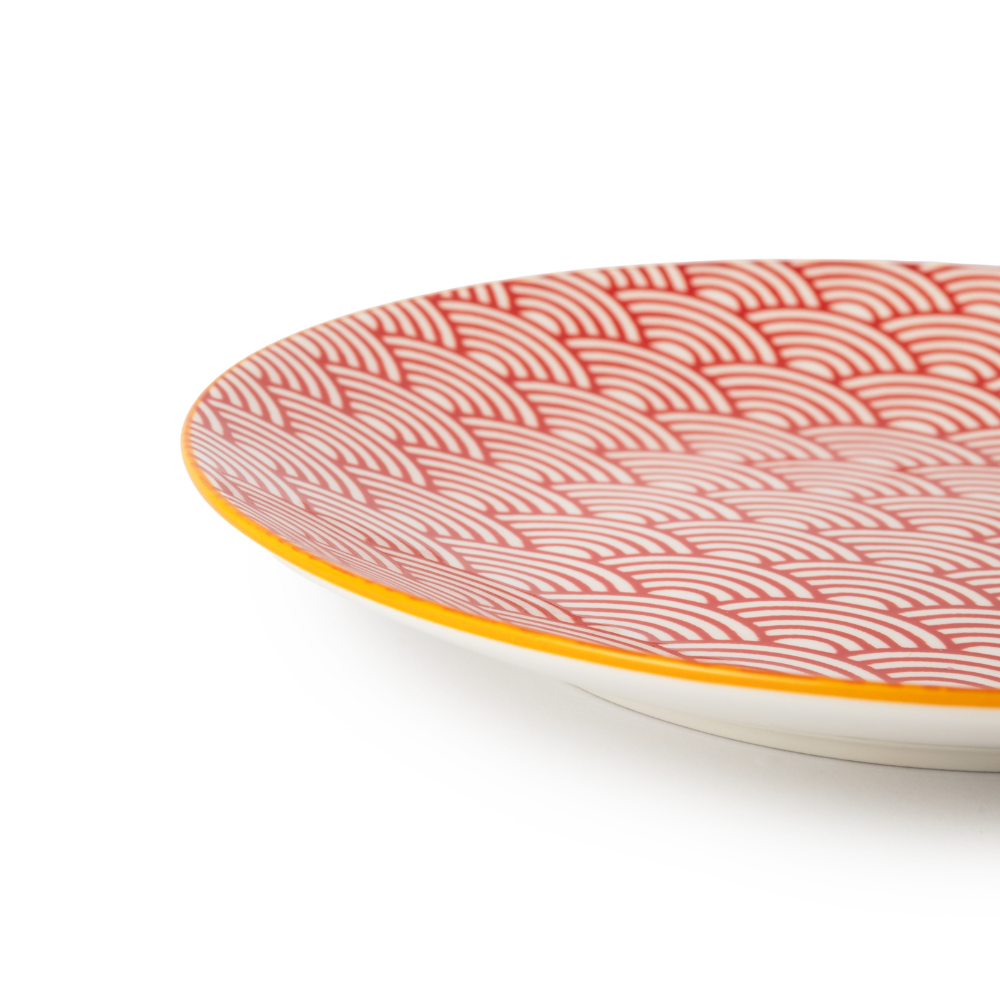 Mikasa Side Plate Red Arc 18cm (6)