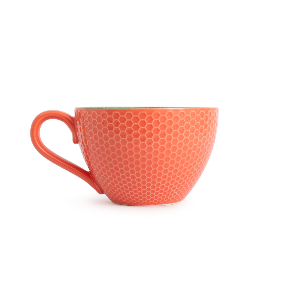 Mikasa Stoneware Mug 330ml Grey Floral (3)