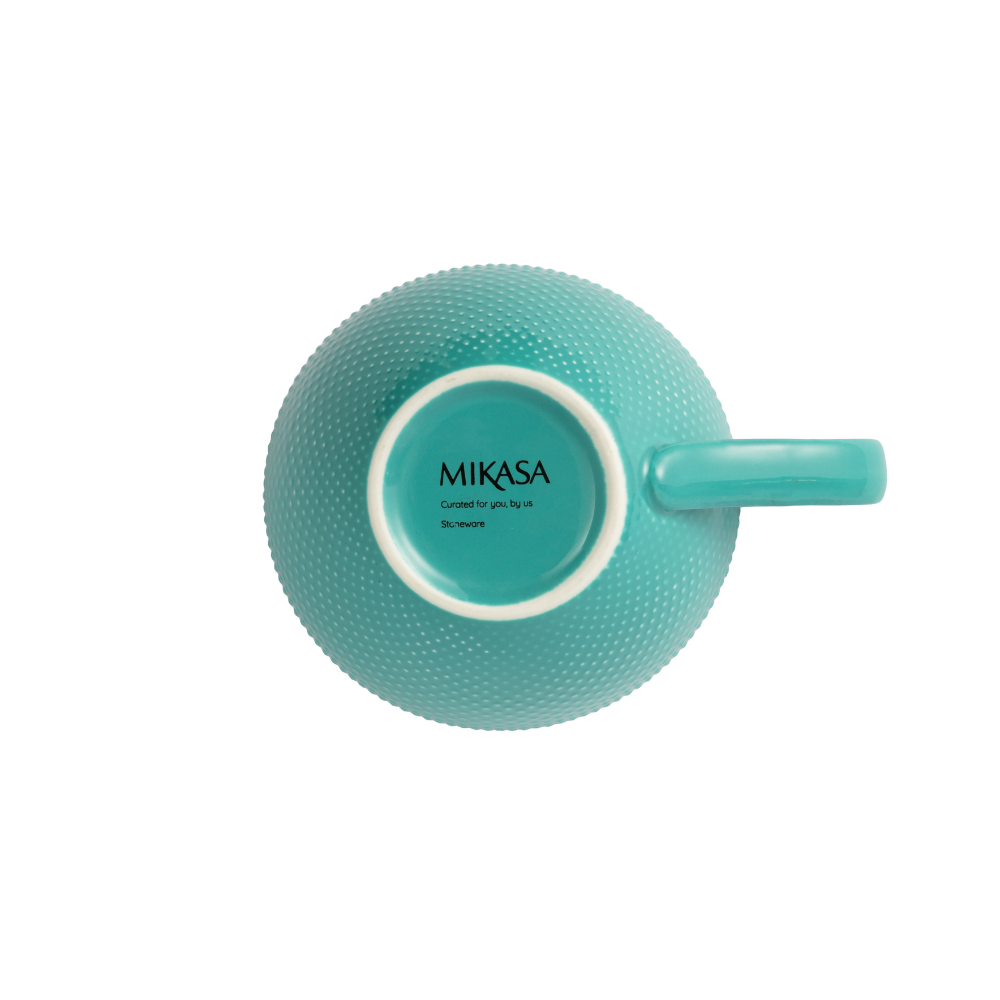 Mikasa Stoneware Mug Indigo Chevron 330ml (6)