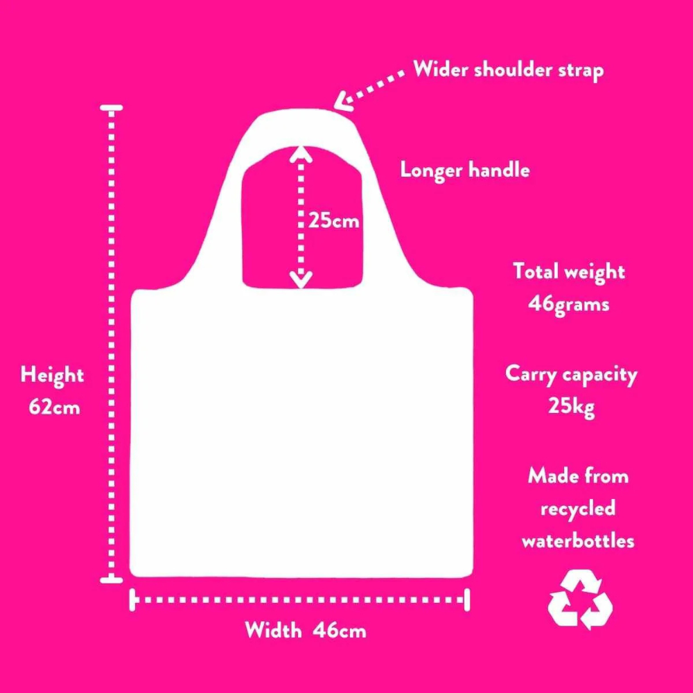 Ruby Olive Reusable Shopping Bag Girl Dinner Menu (3)