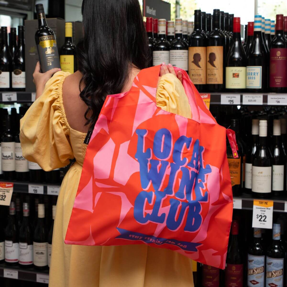 Ruby Olive Reusable Shopping Bag Wine Lovers Club (2)