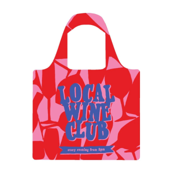 Ruby Olive Reusable Shopping Bag Wine Lovers Club
