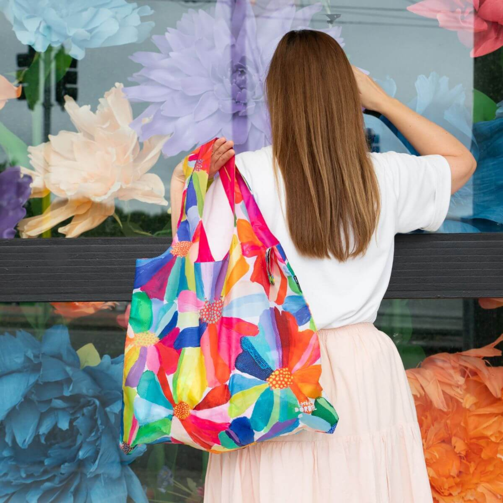 Ruby Olive x Georgina Forbes Reusable Shopping Bag Lordy Dordie Petal Party (3)
