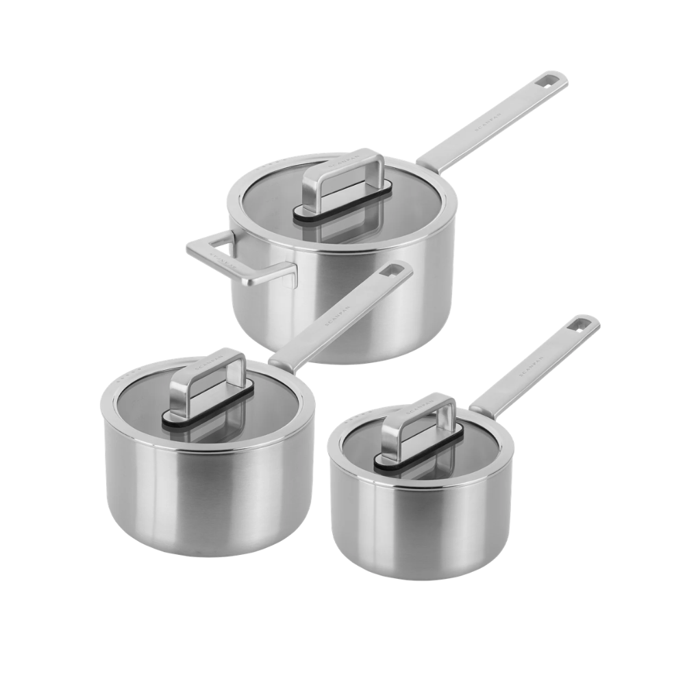 Scanpan Elektra 3 Piece Saucepan Set
