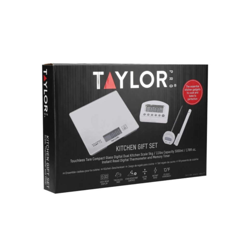 Taylor Pro 3 Piece Kitchen Weighing & Measuring Set (8)