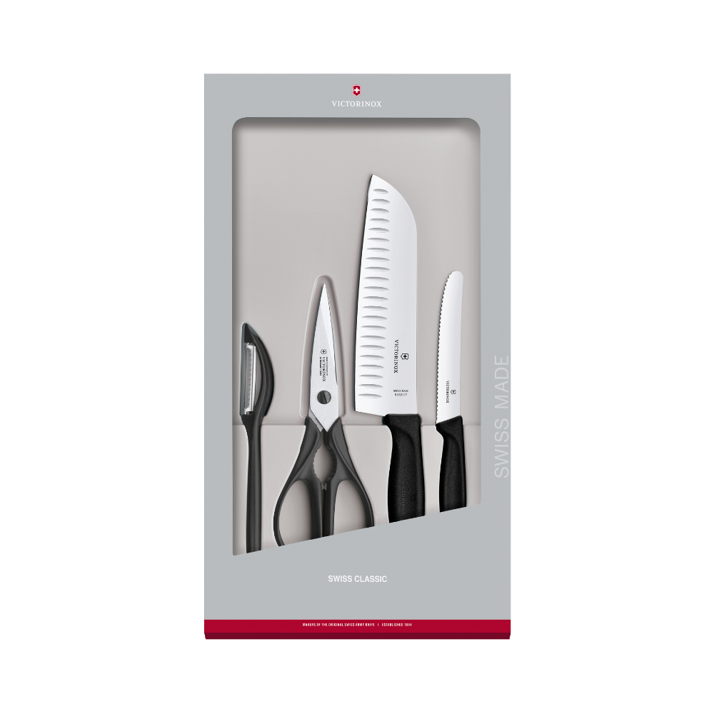 Victorinox Swiss Classic 4 Piece Kitchen Set Black