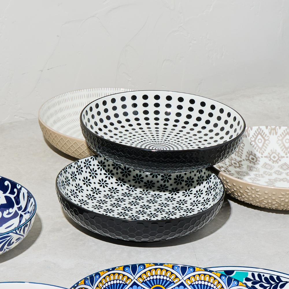 Wilkie Brothers Glazed Porcelain Pasta Bowl Lifestyles (5)