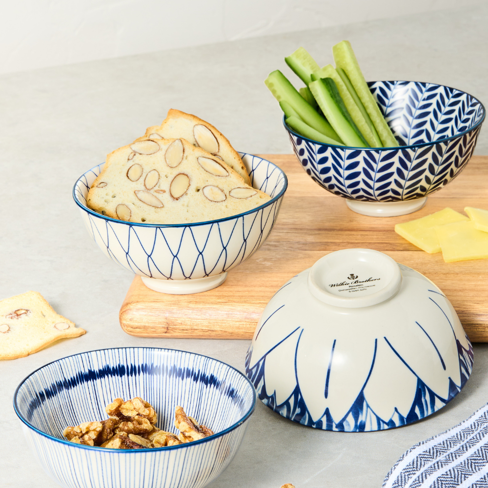 Wilkie Brothers Glazed Porcelain Snack Bowl Lifestyles (3)