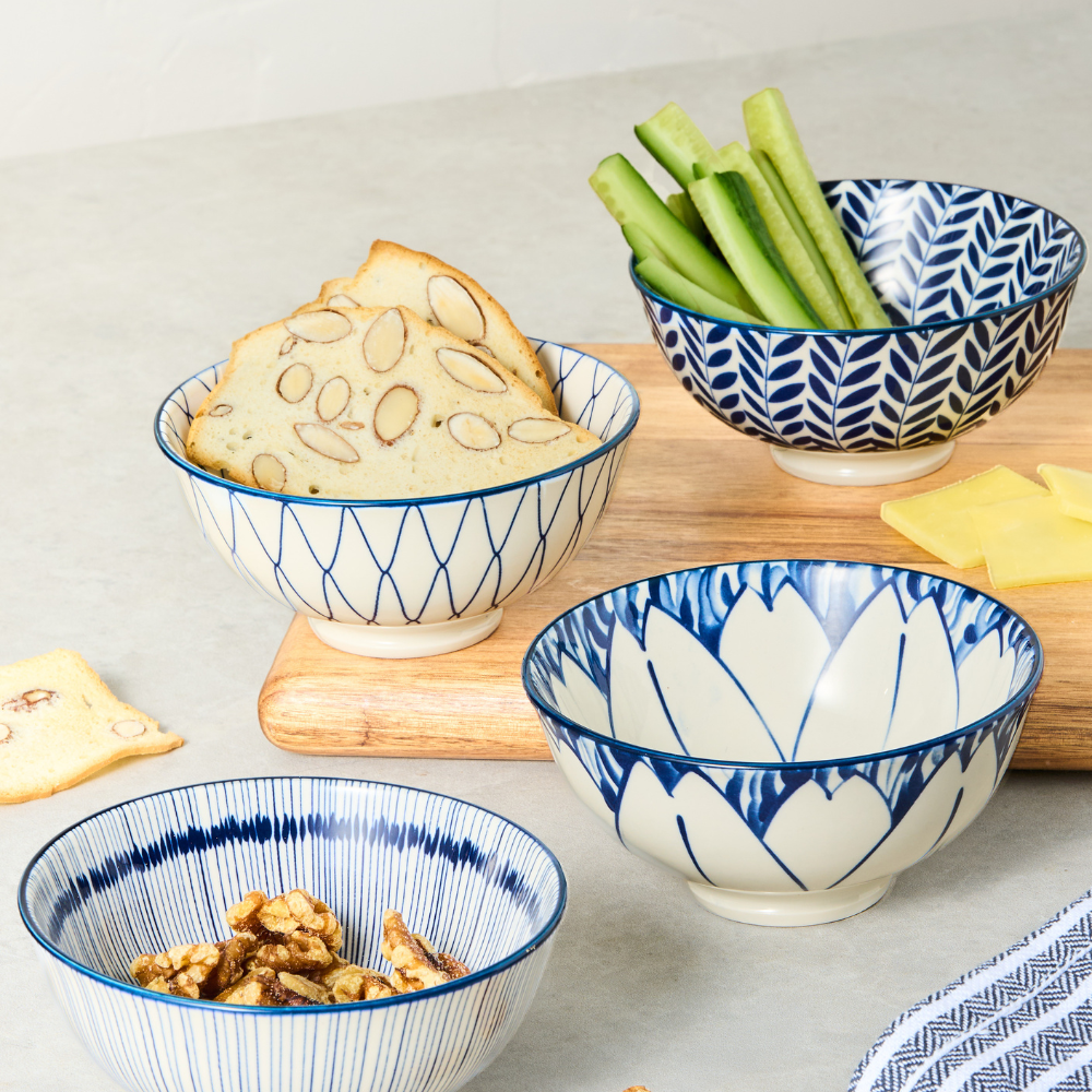 Wilkie Brothers Glazed Porcelain Snack Bowl Lifestyles (4)