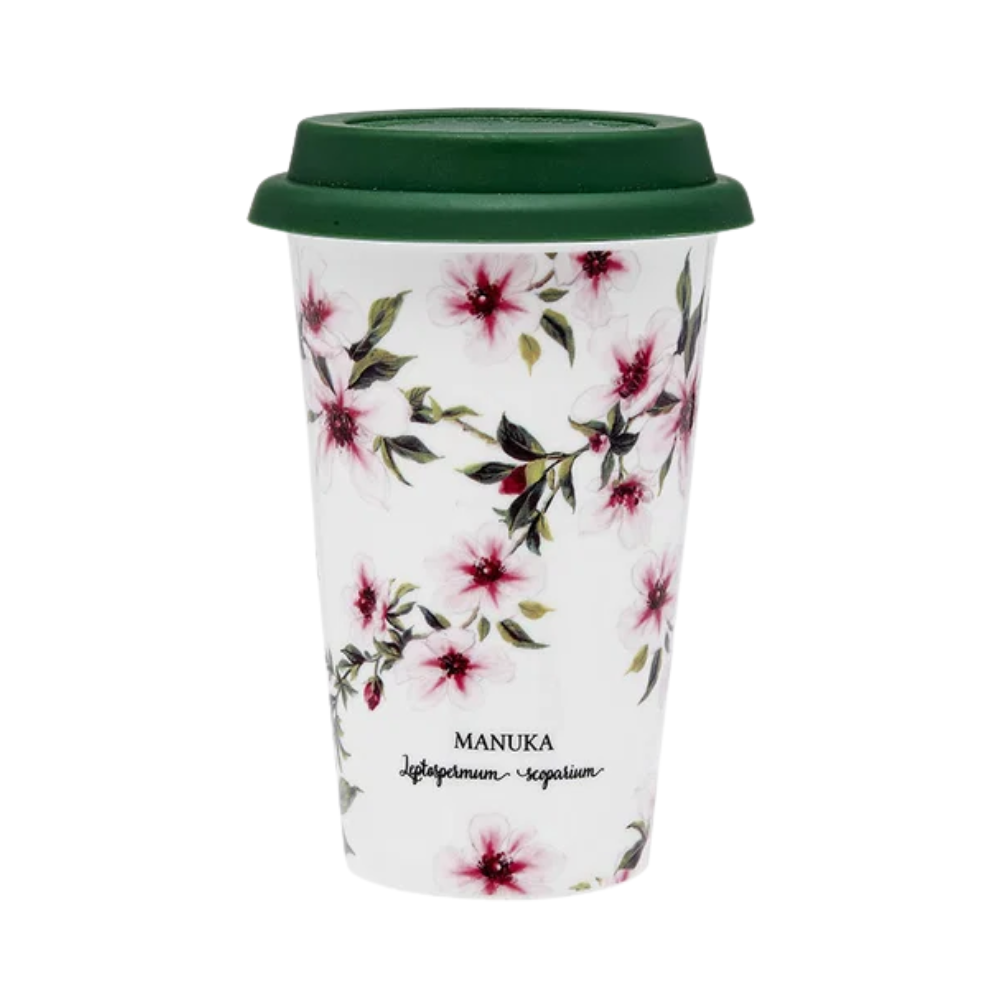 Ashdene New Bone China Travel Mug NZ Manuka 270ml