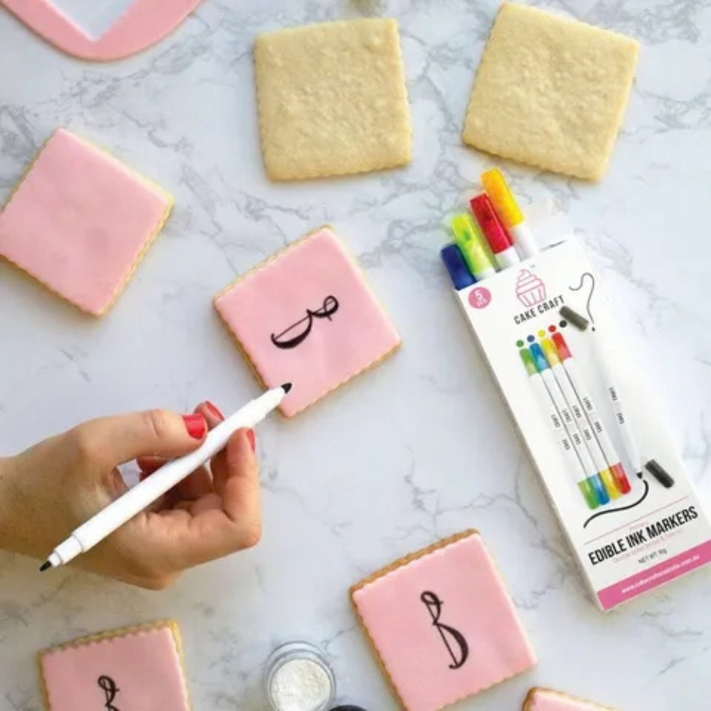 Cake Craft Edible Ink Markers Primary Set of 5 (1)