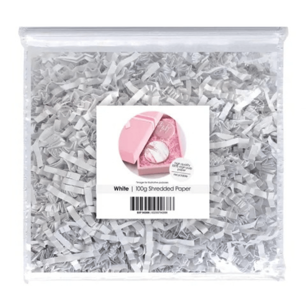 Cake Craft SHREDDED PAPER 100G White