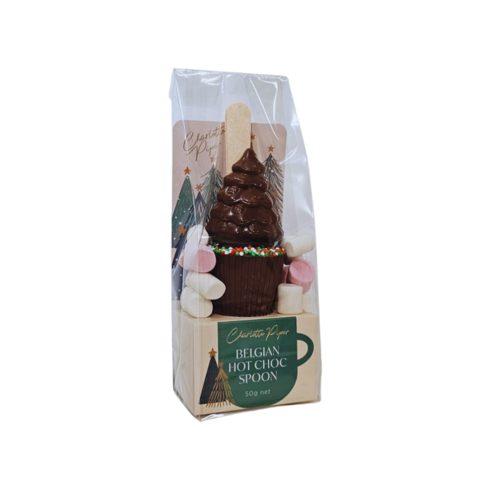 Charlotte Piper Belgian Milk Chocolate Sprinkle Tree Spoon