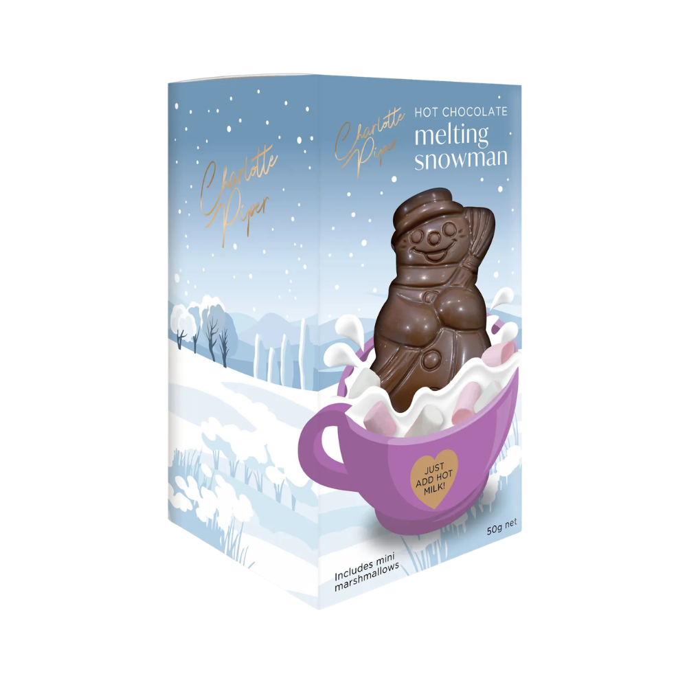 Charlotte Piper Milk Chocolate Melting Snowman