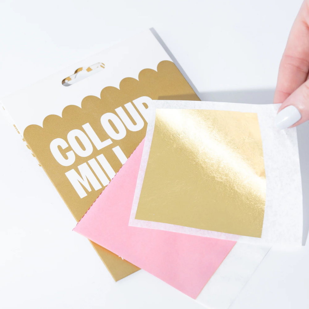 Colour Mill Gold Leaf Transfer Sheets 5 Pack (1)