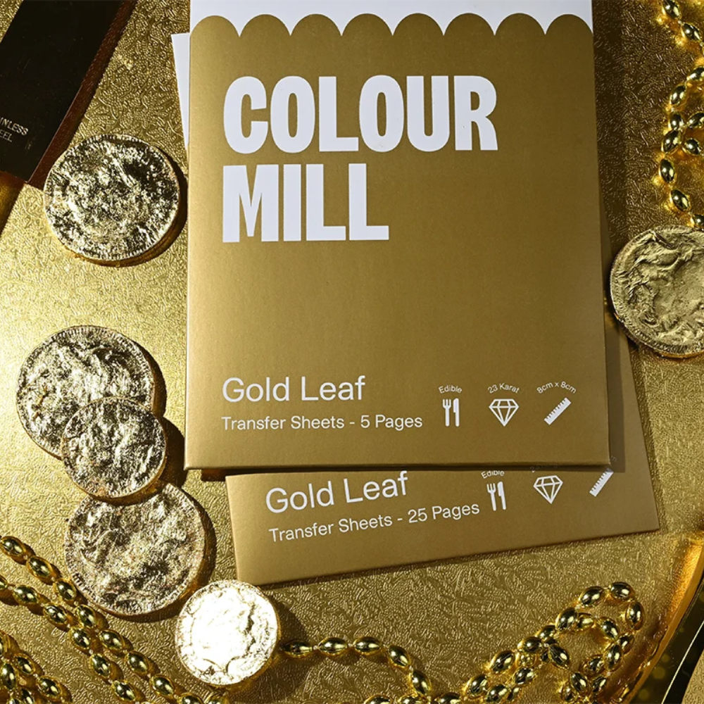Colour Mill Gold Leaf Transfer Sheets 5 Pack (3)