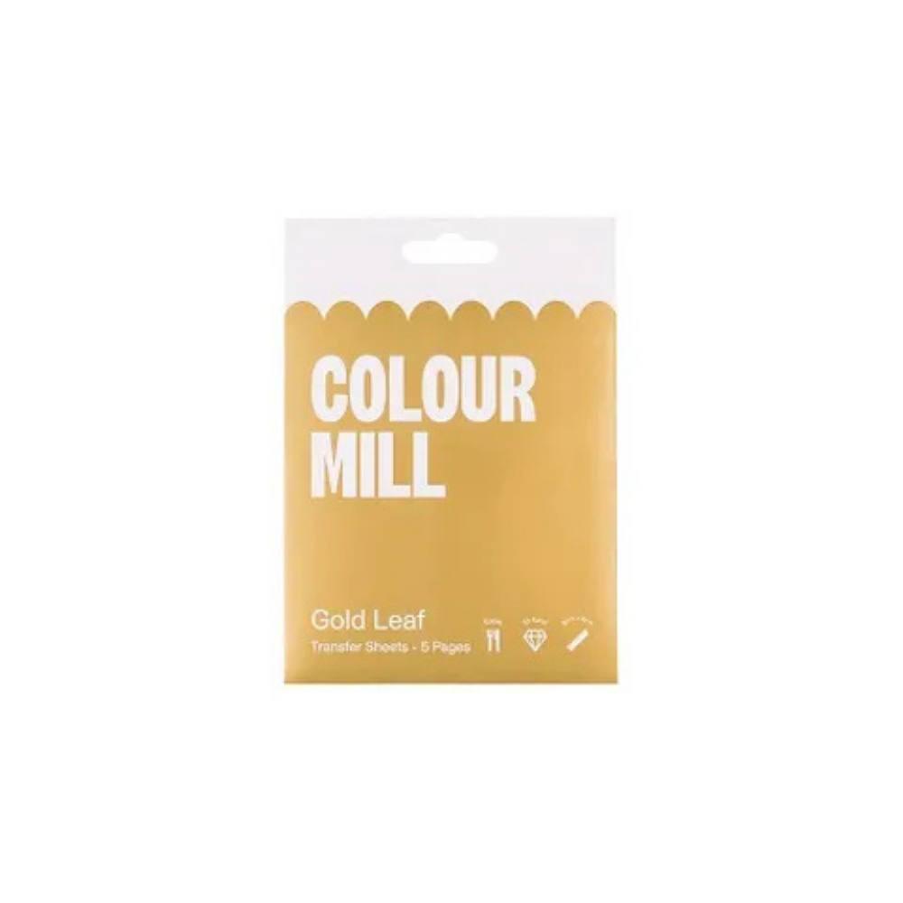 Colour Mill Gold Leaf Transfer Sheets 5 Pack