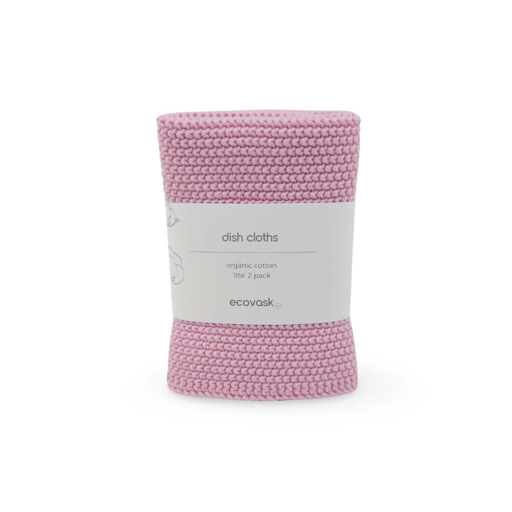 Ecovask Dishcloth Lite 2pk Sherbet (1)