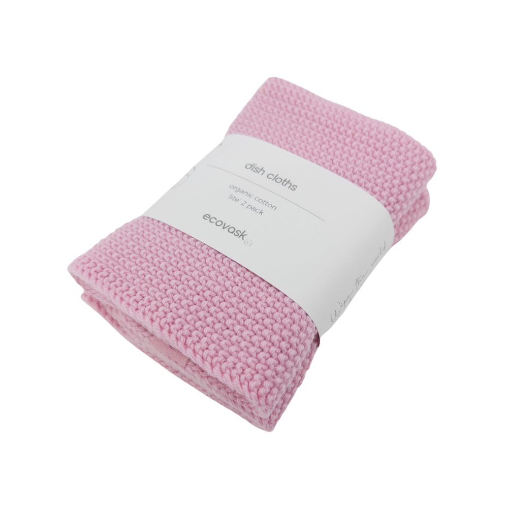 Ecovask Dishcloth Lite 2pk Sherbet