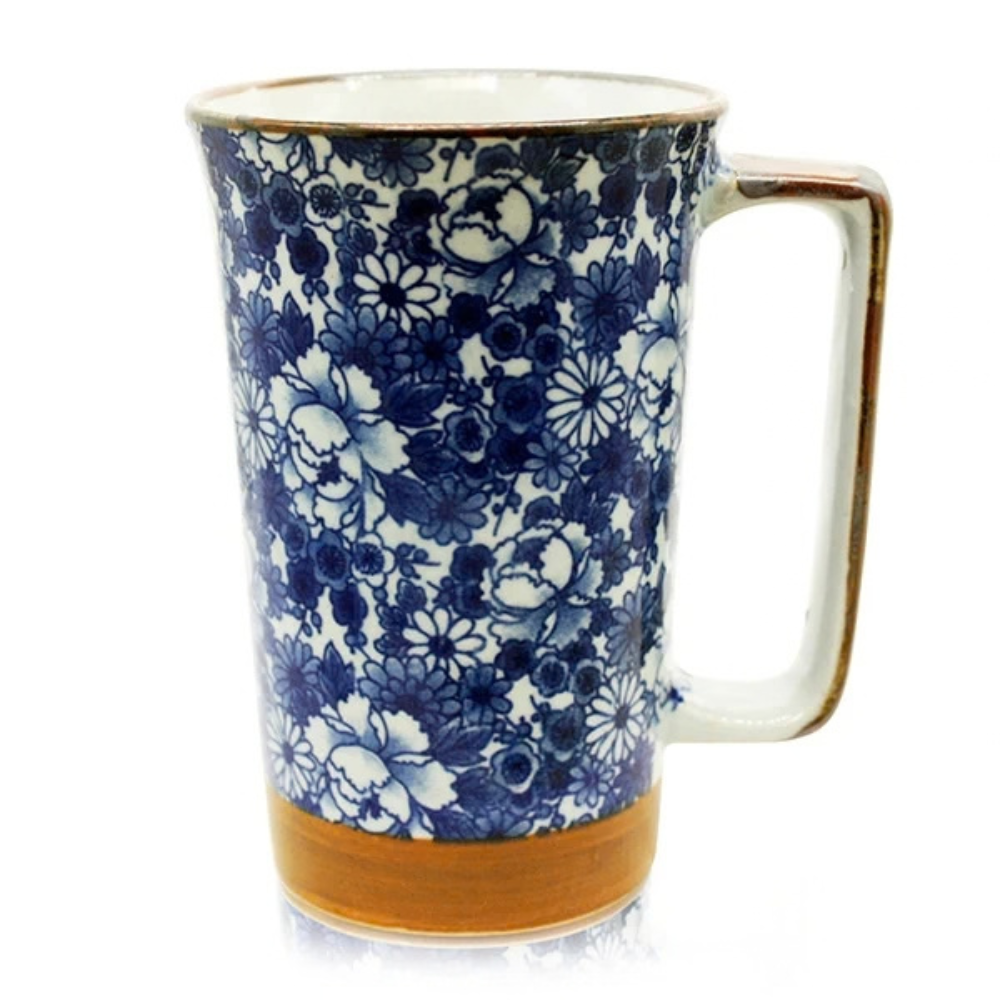 Japanese Garden Blue Tall Mug 400ml