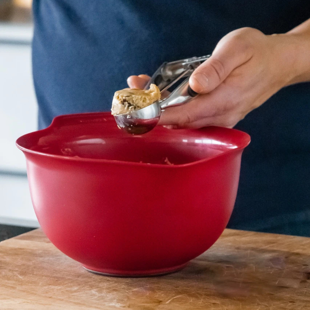 KitchenAid 3 Piece Nesting Mixing Bowl Set Empire Red (5)