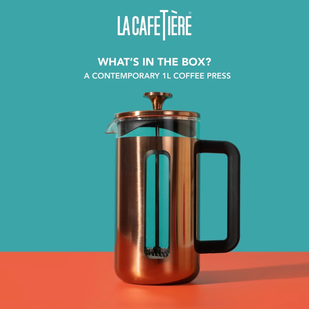 La Cafetière Pisa Coffee Plunger Copper 1L (6)