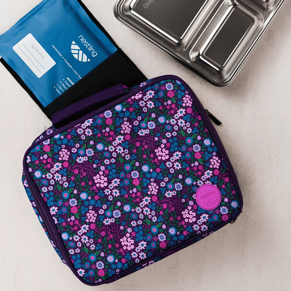 Nestling Insulated Lunch Bag Ditsy Floral (2)