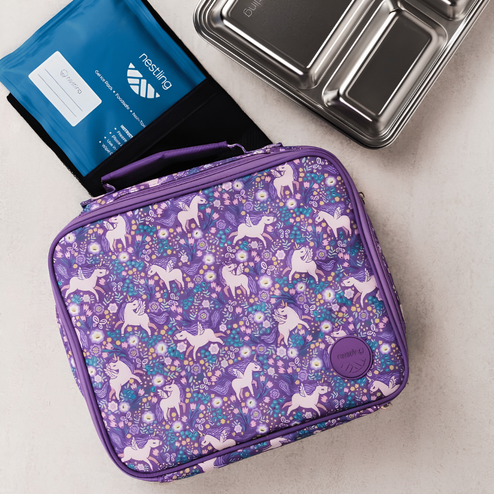 Nestling Insulated Lunch Bag Unicorns