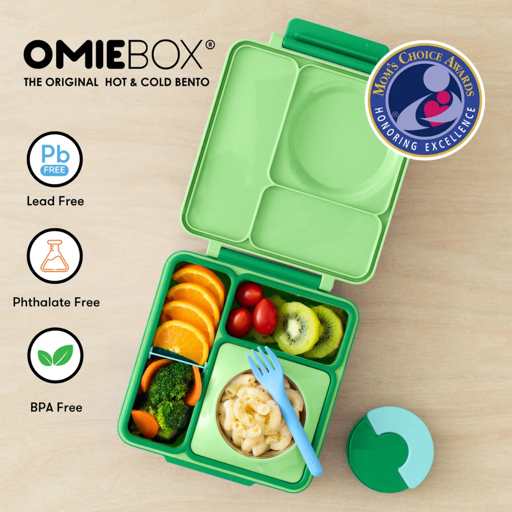 OmieBox Lunchbox Apple Green (1)