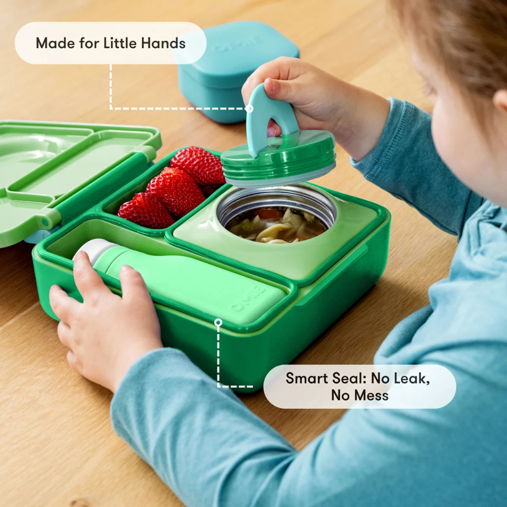 OmieBox Lunchbox Apple Green (3)