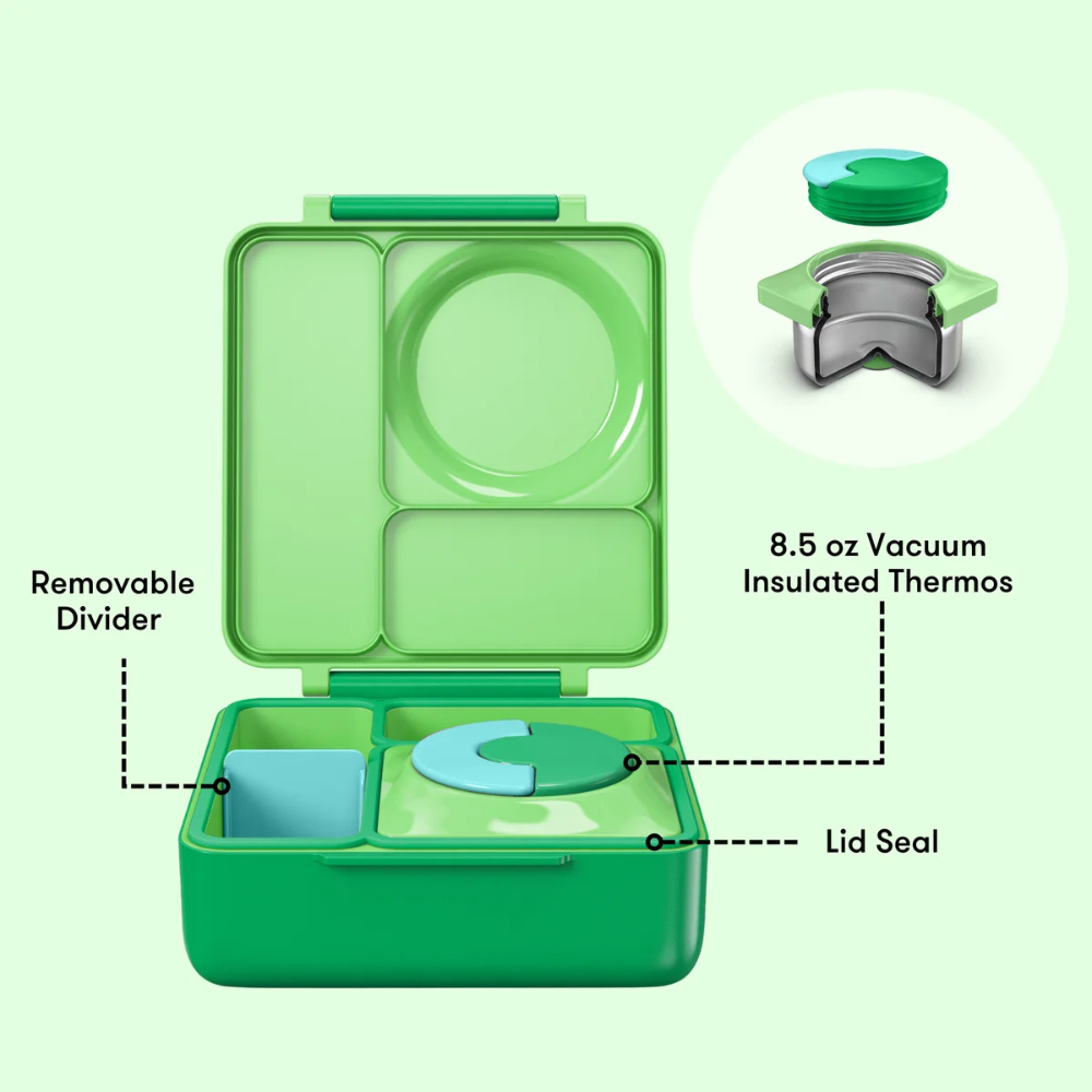 OmieBox Lunchbox Apple Green (5)