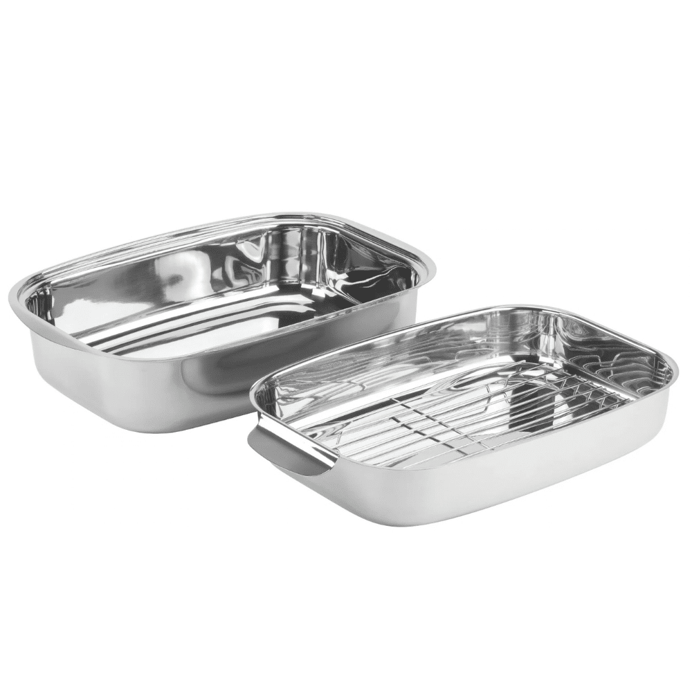 Pyrolux Pyrosteel Double Roaster with Rack 36x24cm (1)