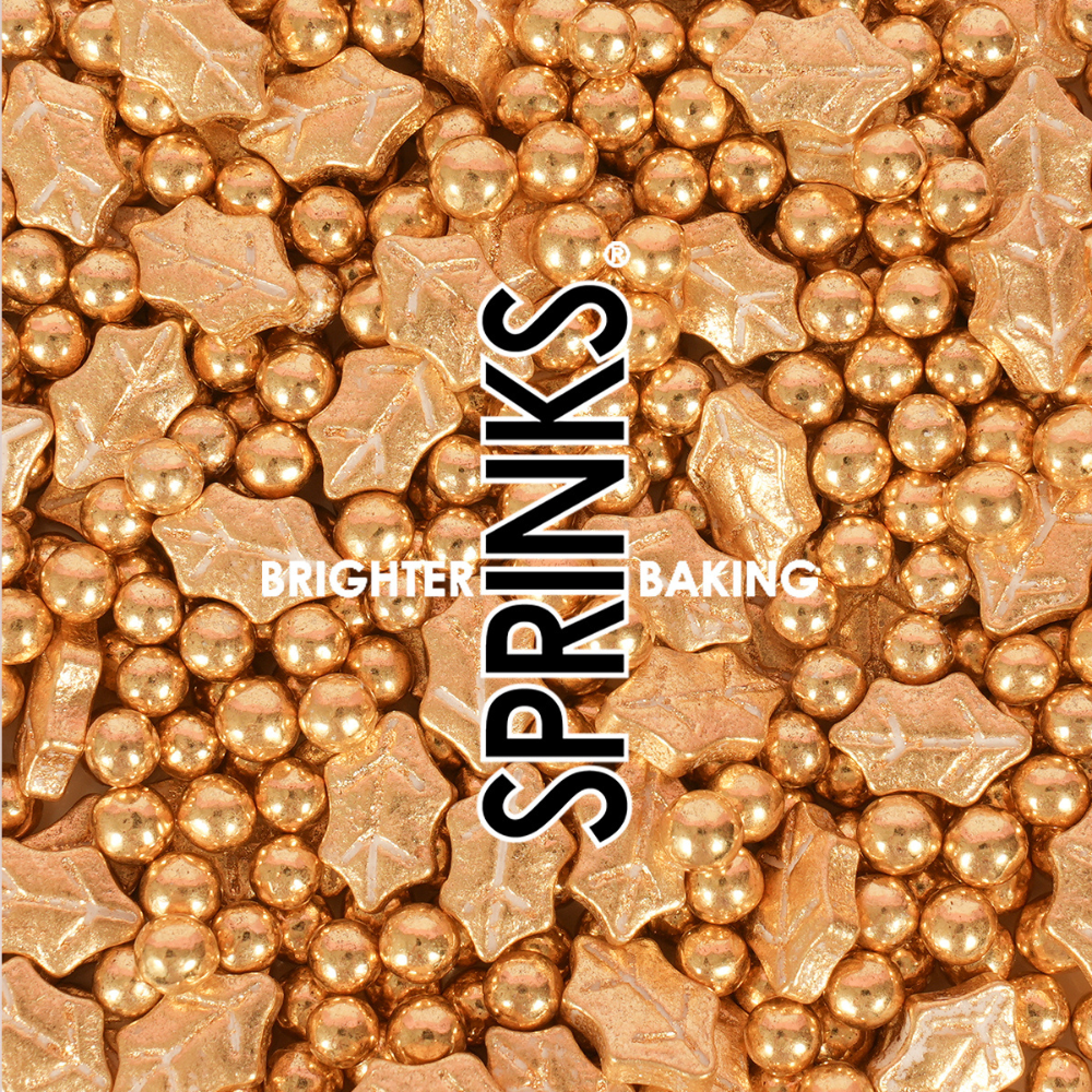 SPRINKS Merry Minis GOLDEN HOLLY 50g