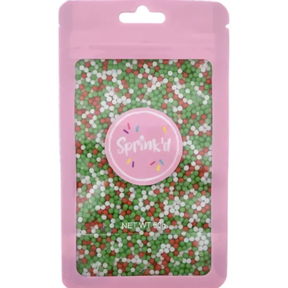 Sprink’d Christmas Non Pareils 60g
