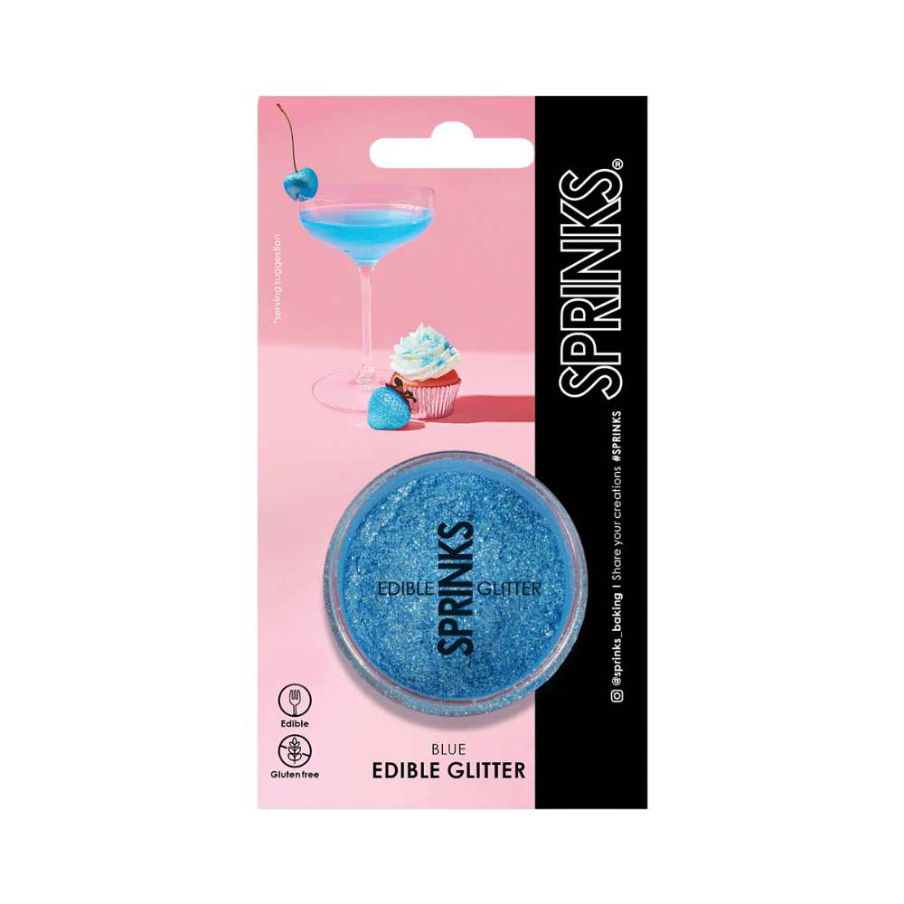 Sprinks Edible Glitter 2g Blue (4)
