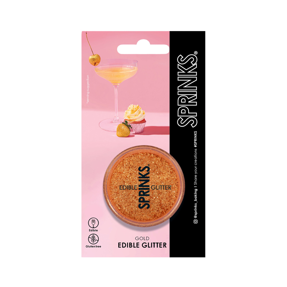 Sprinks Edible Glitter 2g Gold