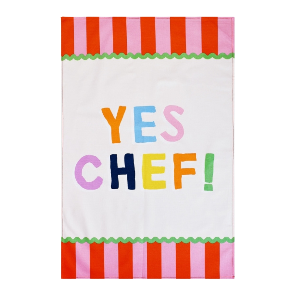 Ulster Weavers Tea Towel Yes Chef Stripe