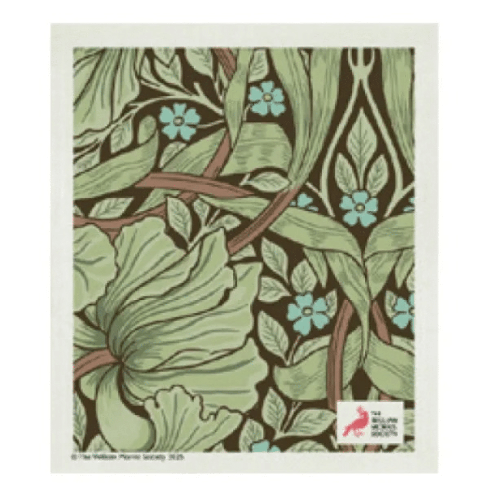 William Morris Swedish Dish Cloth Pimpernel Green 20cm