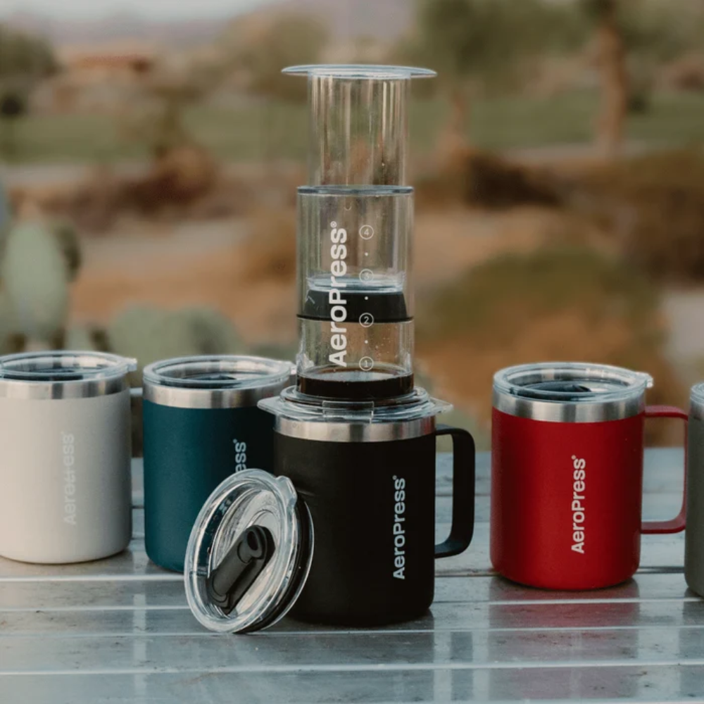 Aeropress Stainless Steel Travel Mug 295ml Black (4)