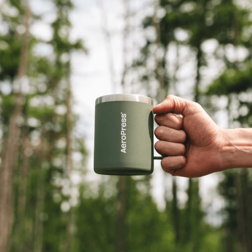 Aeropress Stainless Steel Travel Mug 295ml Green (5)