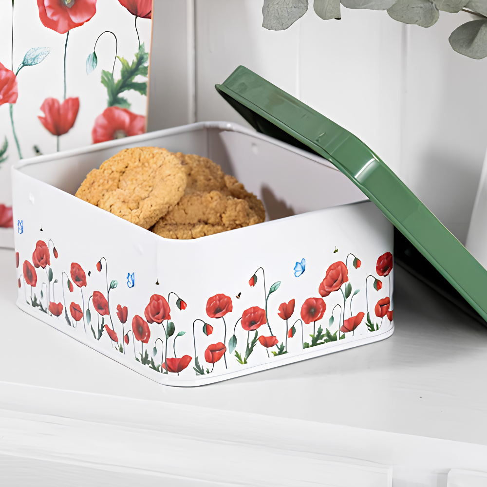 Ashdene Poppy Fields Biscuit Tin (2)