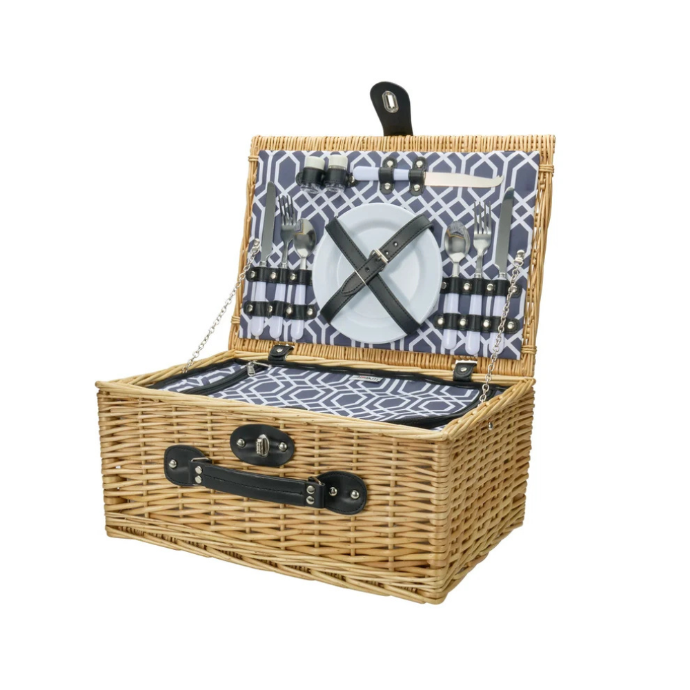 Avanti 2 Person Picnic Basket Wicker (2)
