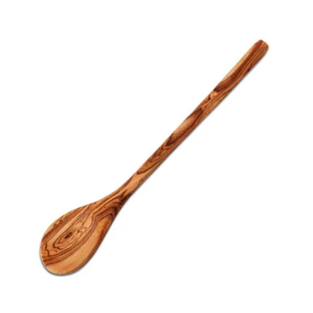 Dishy Olive Wood Round Spoon Tornito 30cm