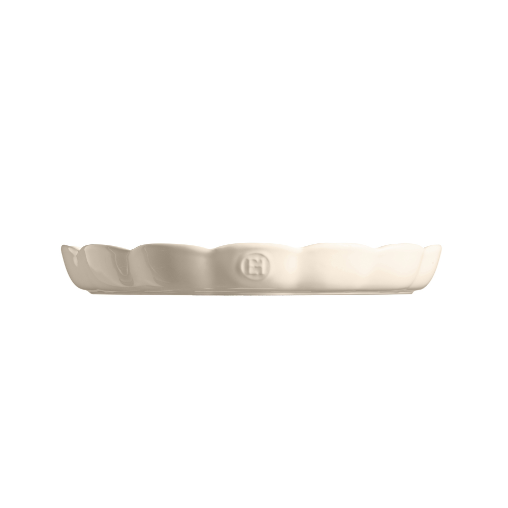 Emile Henry Madeleine Round Tart Dish Clay 31cm (2)