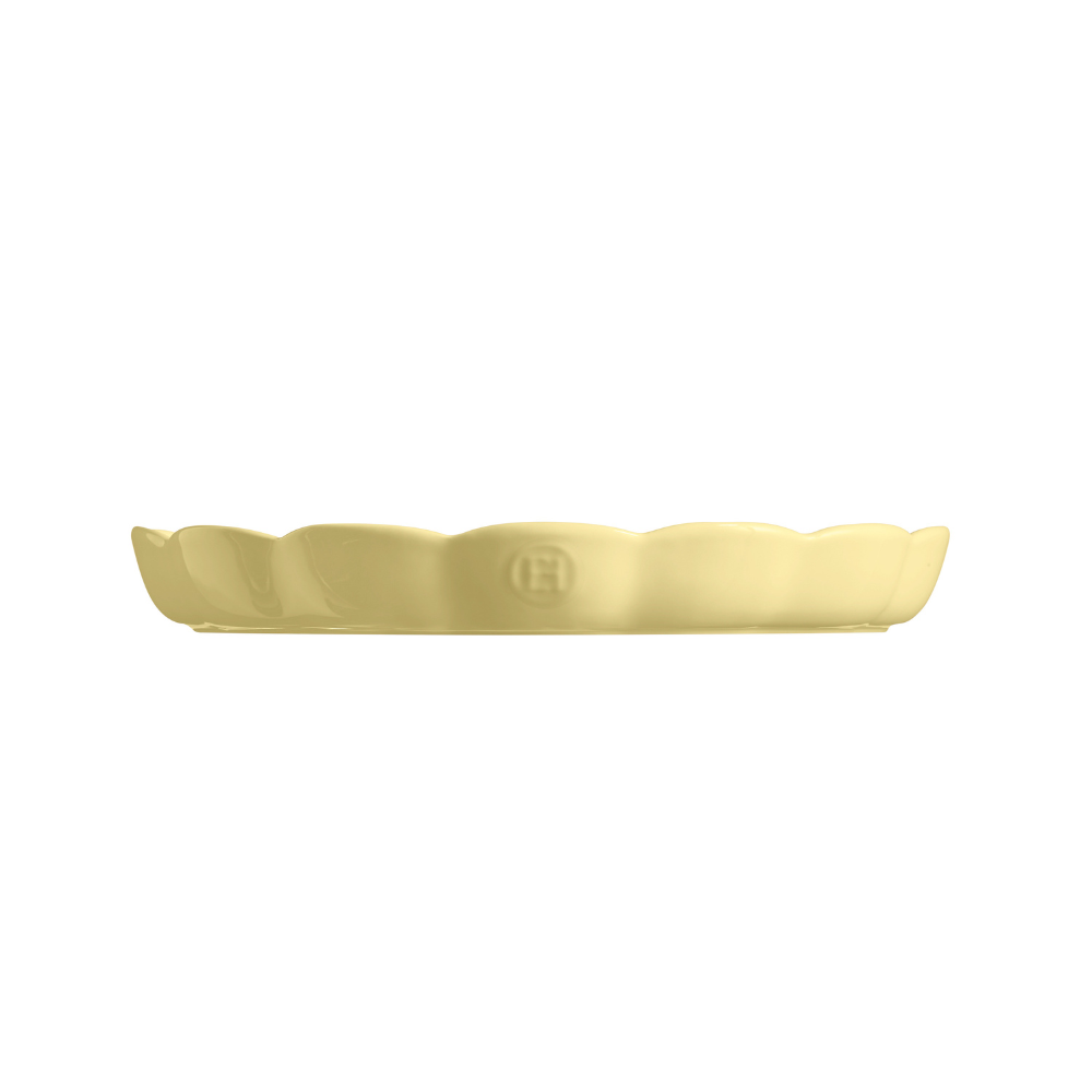 Emile Henry Madeleine Round Tart Dish Vanilla 31cm (2)